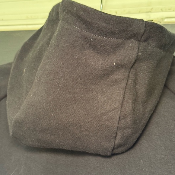 James Perse Black Mock Neck Full Zip Hoodie Size 3 (L) - Picture 9 of 13
